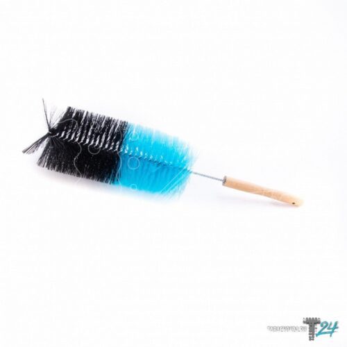 / Ершик для колбы черно-голубой (деревянная ручка) в ХукаГиперМаркете Т24