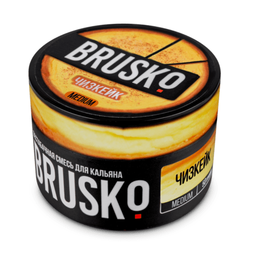 Brusko / Бестабачная смесь Brusko Medium Чизкейк, 50г в ХукаГиперМаркете Т24